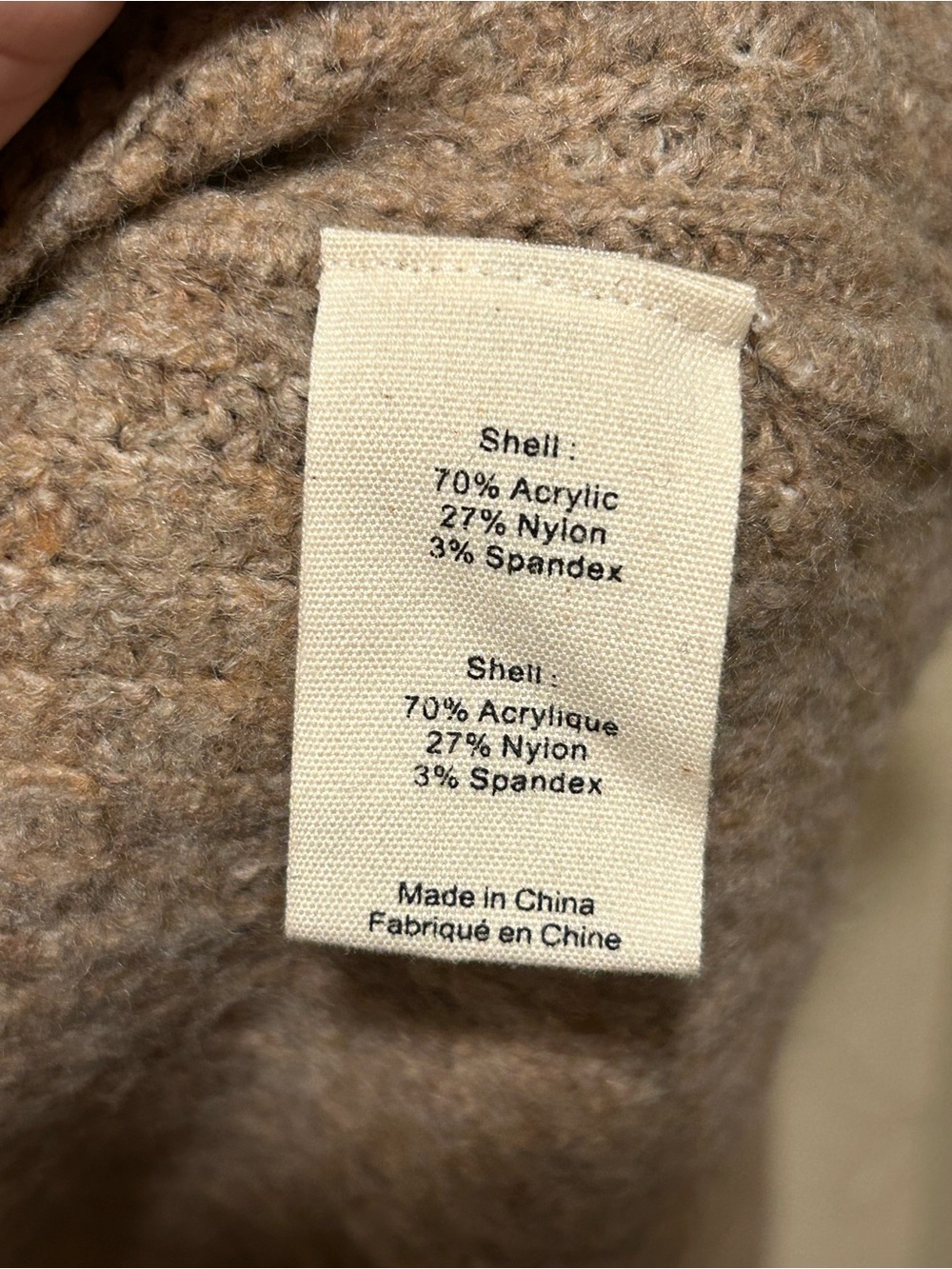 L’Agence Jamison Double-Breasted Cardigan In Tan., size XS Tall - Picture 7 of 9